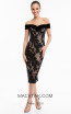 Terani 1823C7074 Black Nude Front Dress