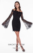 Terani 1825H7935 Black Nude Front Dress