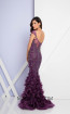 Terani 1721GL4421 Aubergine Back