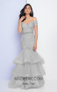 Terani 1722E4251 Silver Front Dress 
