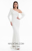 Terani 1821E7133 White Front Dress