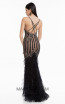 Terani 1821GL7439 Black Back Evening Dress