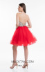 Terani 1821H7772 Crystal Red Back Dress