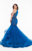 Terani 1822GL7515 Azure Back Evening Dress