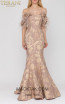 Terani Couture 1921E0136 Cream Front Evening Dress