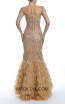 Terani Couture 1521GL0816 Gold Back Dress