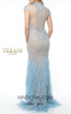 Terani Couture 1721GL4446 Powder Blue Back Dress