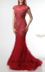 Terani Couture 1721GL4446 Red Front Dress