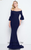 Terani Couture 1811E6135 Navy Front Dress
