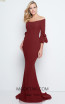 Terani Couture 1811E6135 Wine Front Dress