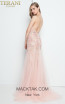 Terani Couture 1811P5238 Blush Nude Back Dress