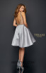Terani Couture 1821H7771 Crystal Silver Back Dress