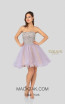 Terani Couture 1911P8016 Lavender Nude Front Dress