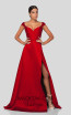 Terani Couture 1911P8153 Red Front Dress
