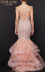 Terani Couture 1911P8363 Crystal Blush Back Dress