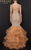 Terani Couture 1911P8363 Crystal Nude Back Dress