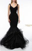 Terani Couture 1911P8640 Black Front Dress