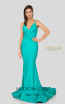 Terani Couture 1912P8280 Emerald Front Dress
