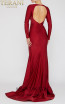 Terani Couture 1912P8281 Wine Back Dress