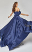 Terani Couture 1921E0093 Navy Back Dress