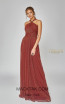 Terani Couture 1921E0093 Wine Front Dress
