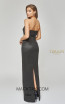 Terani Couture 1921E0104 Gray Back Dress