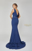 Terani Couture 1921E0145 Navy Back Dress