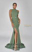 Terani Couture 1921E0145 Olive Front Dress
