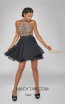 Terani Couture 1921H0407 Black White1 Front Dress
