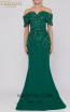 Terani Couture 1921M0472 Green Front Dress