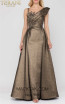 Terani Couture 1921M0486 Bronze Front Dress