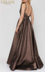 Terani Couture 1921M0486 Coppr Back Dress