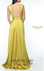 Terani Couture 1922E0206 Yellow Gold Back Dress