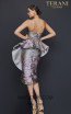 Terani 2011C2023 Taupe Rose Back Dress