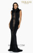 Terani 2011E2046 Black Front Dress