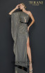 Terani 2011E2055 Gold Black Front Dress