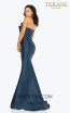 Terani Couture 2011E2103 Navy Back Dress