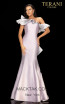 Terani 2011E2428 Orchid Silver Front Dress