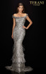 Terani 2011GL2176 Silver Front Dress