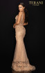 Terani 2011GL2216 Champagne Blush Back Dress