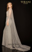 Terani 2011GL2217 Silver Back Dress