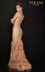Terani 2011GL2221 Champagne Bronze Back Dress
