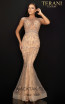 Terani 2011GL2224 Blush Rose Gold Front Dress