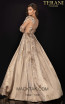 Terani 2011M2149 Bronze Back Dress