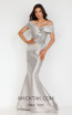 Terani Couture 2011M2159 Champ Taupe Front Dress