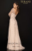 Terani 2011M2169 Light Taupe Back Dress