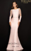 Terani 2011M2457 Blush Front Dress
