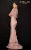 Terani 2011M2466 Rose Back Dress