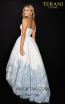 Terani 2011P1003 White Silver Back Dress