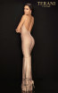 Terani 2011P1035 Gold Back Dress